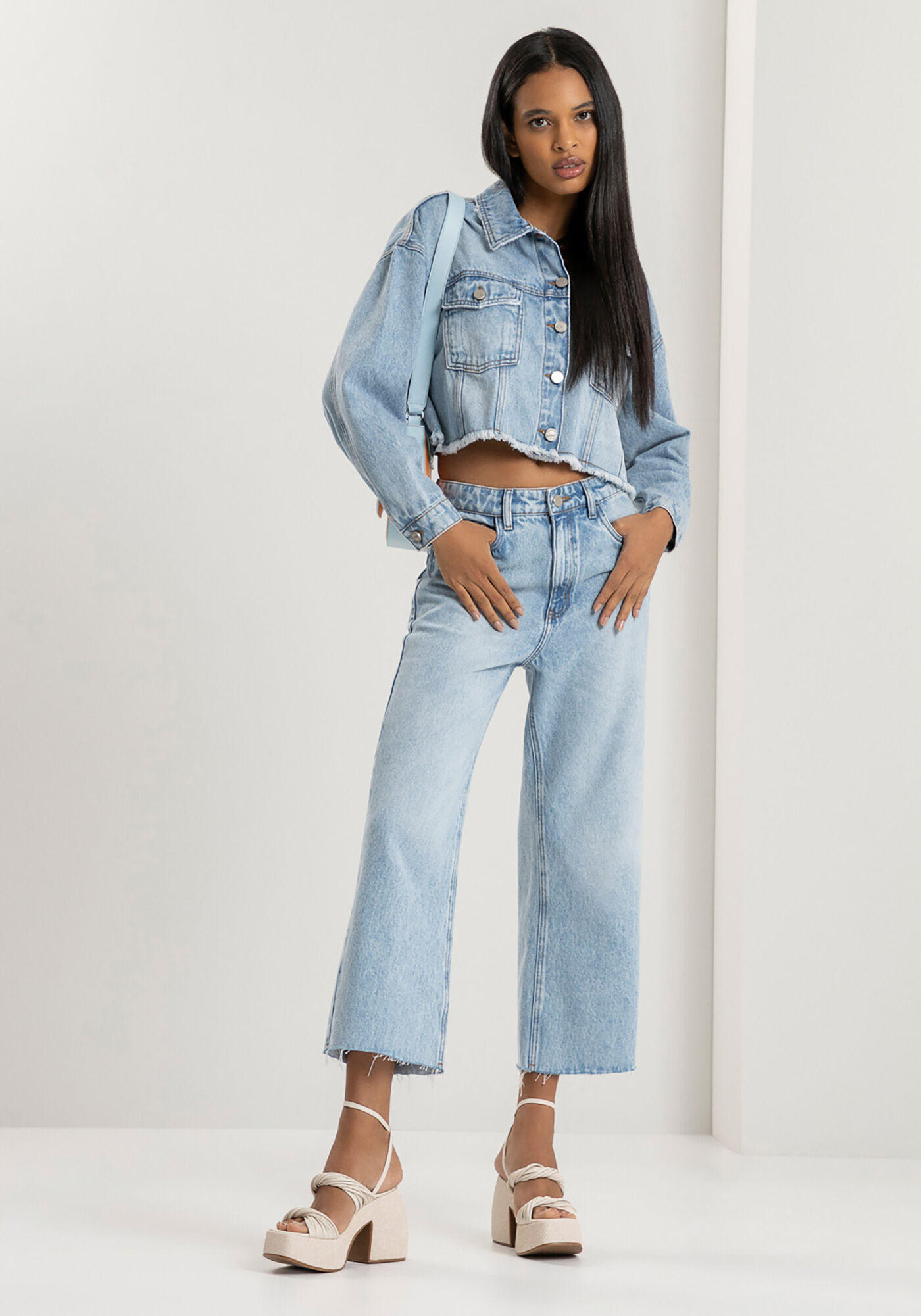 Calcas pantacourt jeans outlet