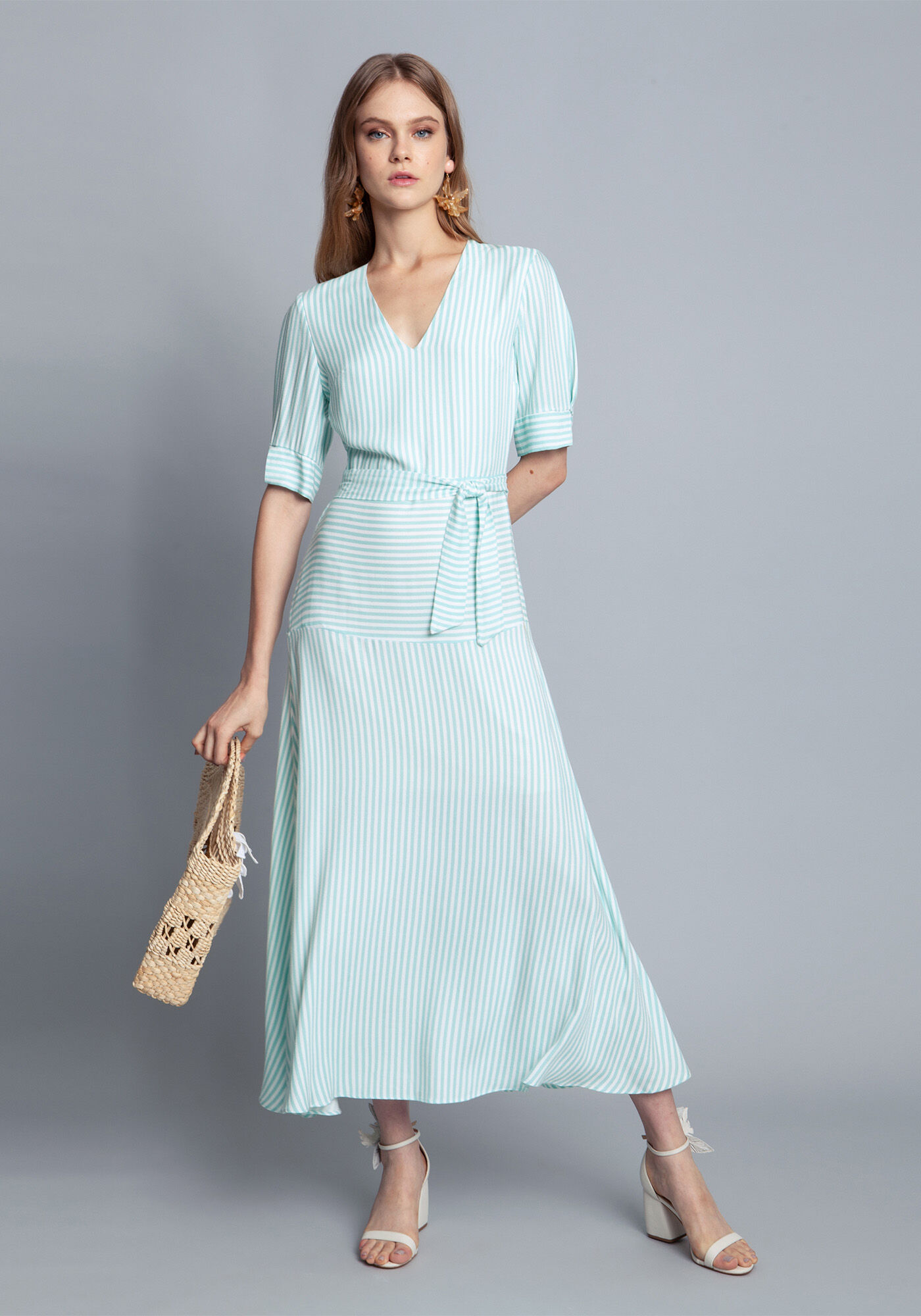 Vestido Tecido Crepe Siena Midi, , large.