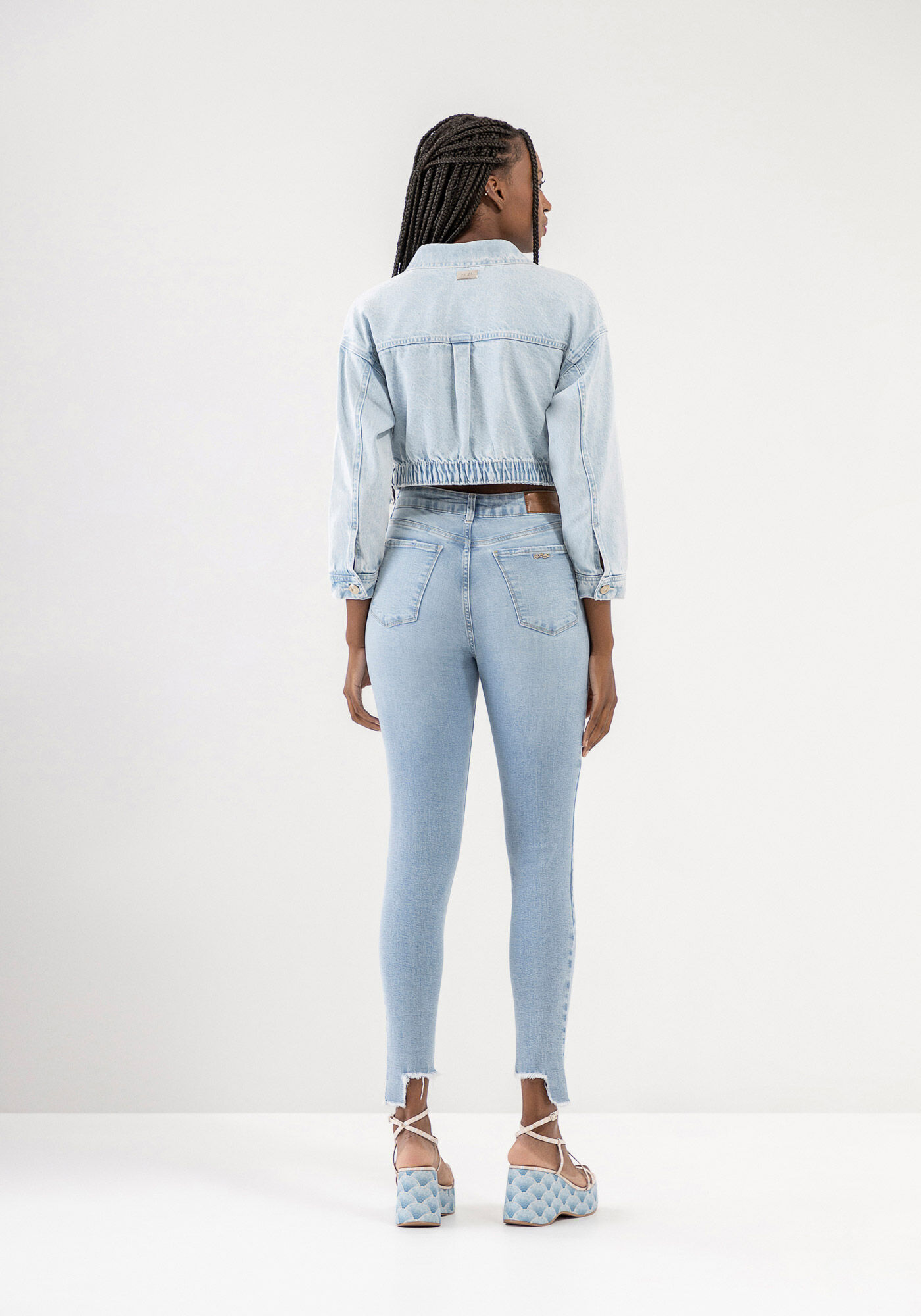 Calça assimétrica sale