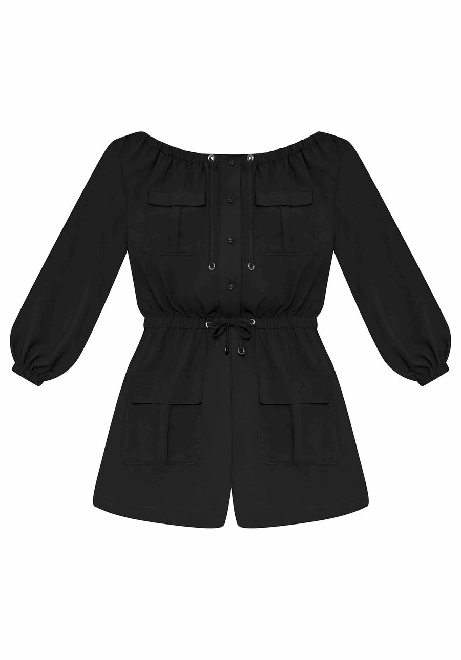 Macacão Curto Manga Longa Branco Off White, . Macacão Curto Manga Longa Branco Off White, , large.