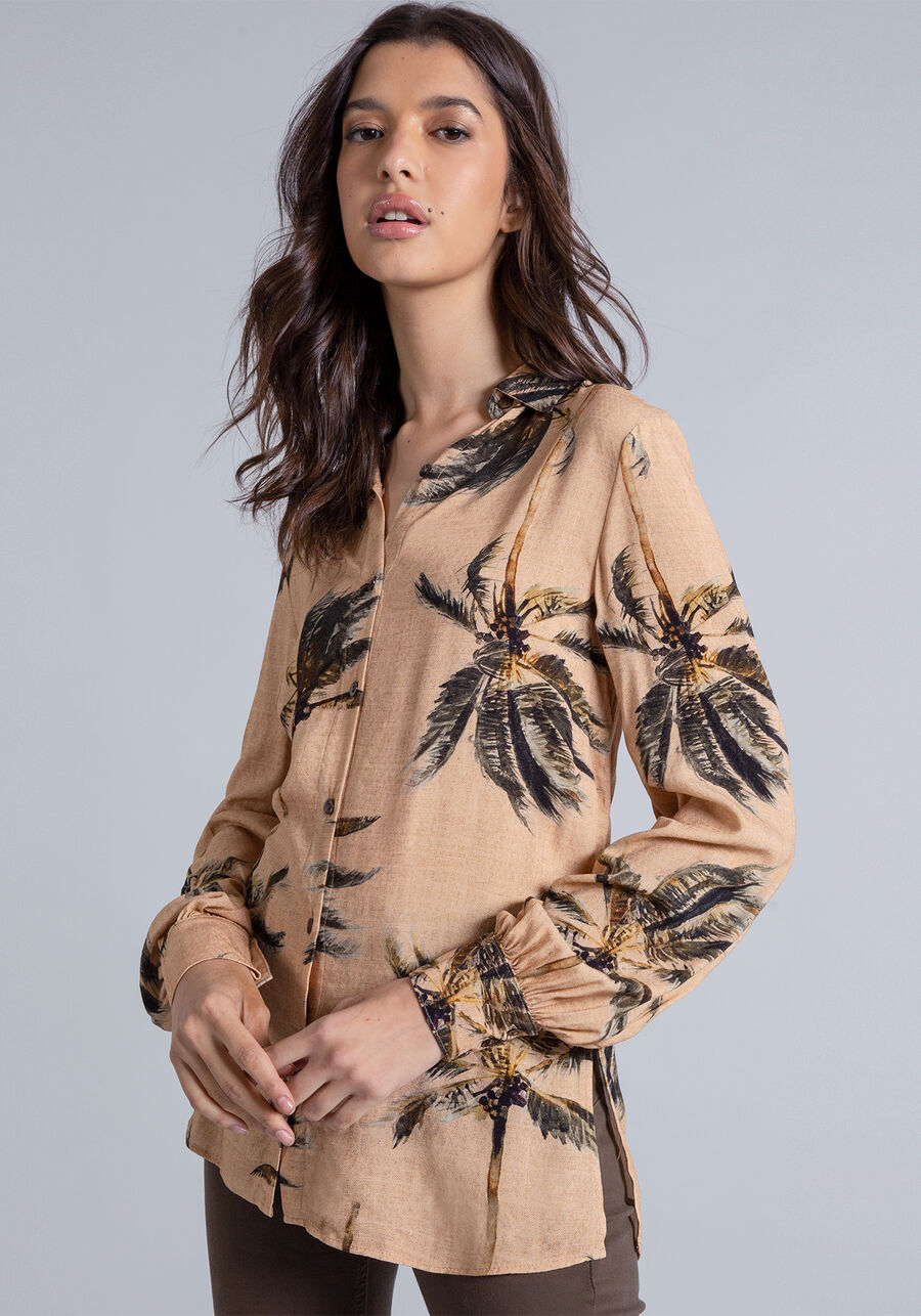Camisa Manga Longa Estampa, . Camisa Manga Longa Estampa, , large.