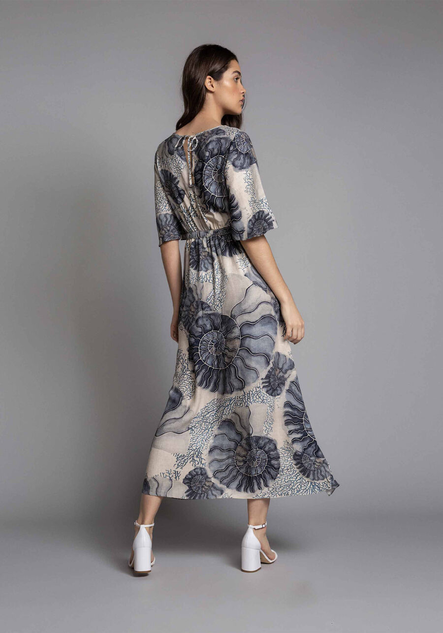 Vestido com Cinto Estampa, . Vestido com Cinto Estampa, , large.