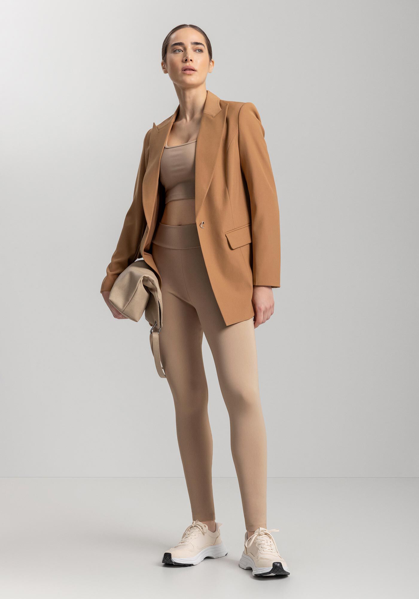 Cal&ccedil;a Legging B&aacute;sica De Cintura Alta Em Malha Move, , large.