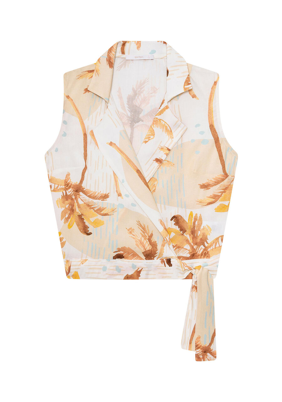 Blusa Cropped Transpassada, . Blusa Cropped Transpassada, , large.