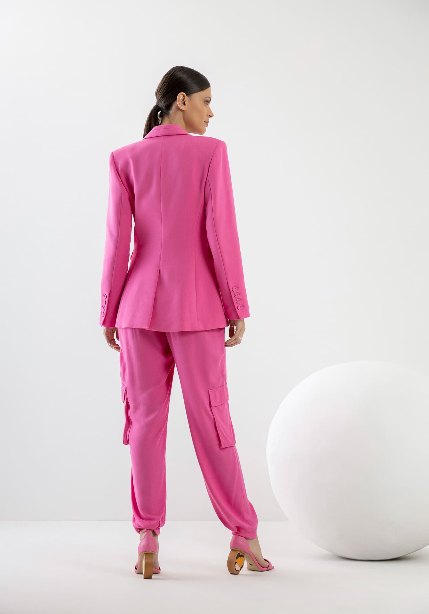 Blazer Minimal em Viscose, , large.