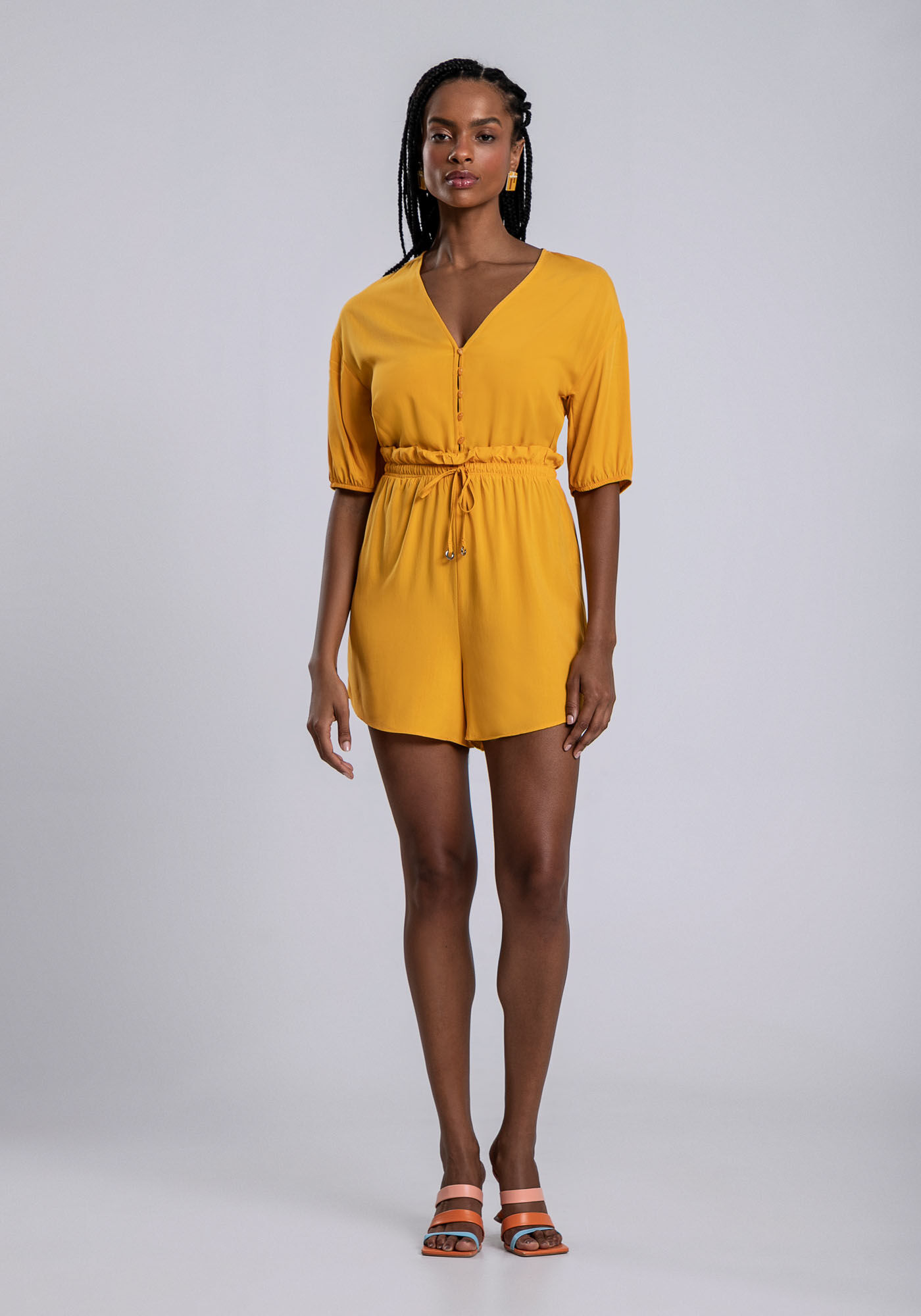 Macac&atilde;o Curto Manga 3/4 Cores, , large.