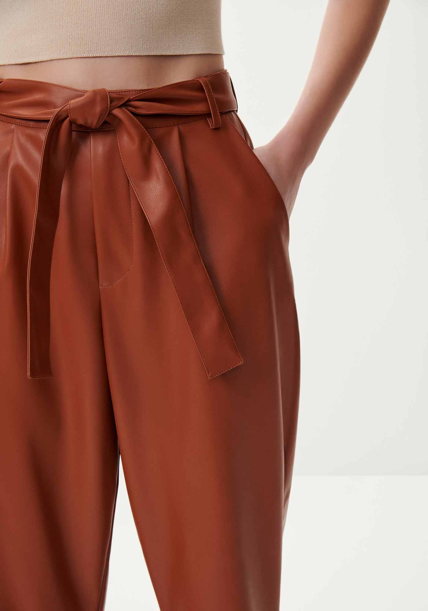 Cal&ccedil;a Carrot PU com Cinto, , large.