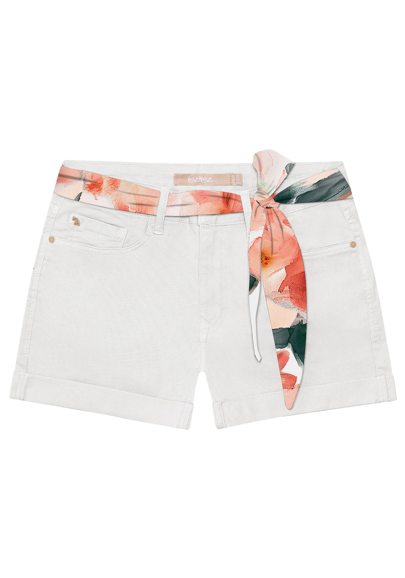 Shorts Sarja com Elastano, , large.