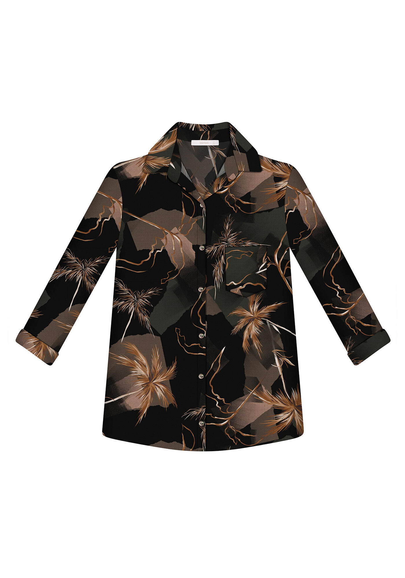 Camisa Manga 3/4 Estampa, , large.