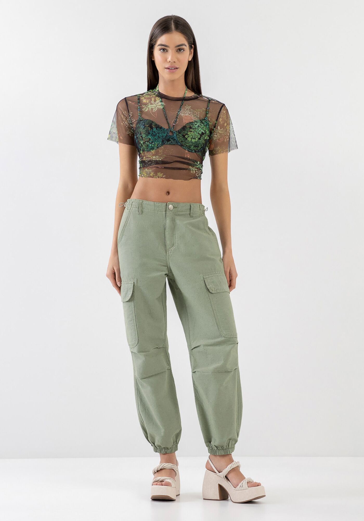 Cal&ccedil;a Cargo Parachute Sustent&aacute;vel com Regulador, , large.