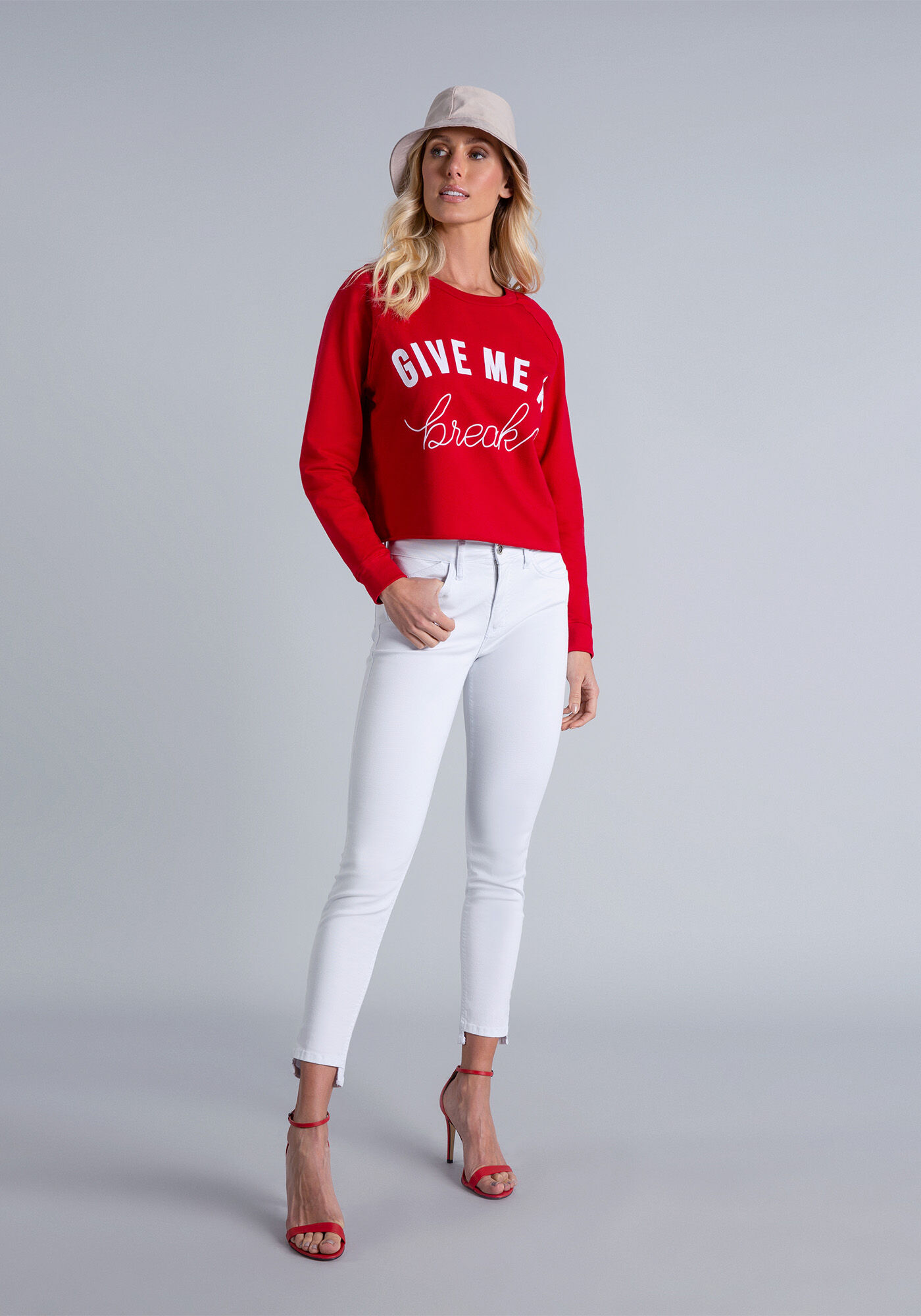 Blus&atilde;o Amplo Estampado, , large.