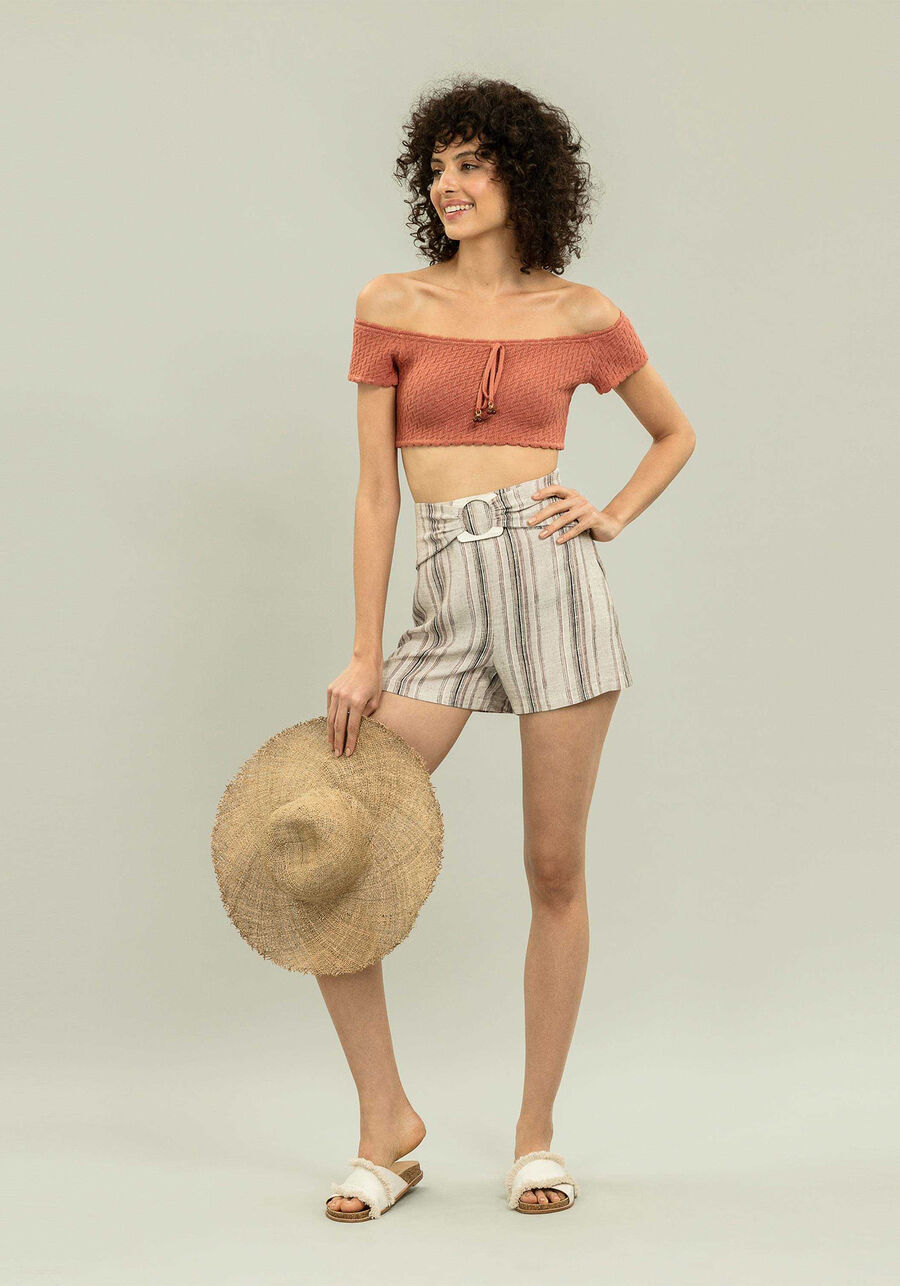 Blusa Cropped Ombro a Ombro, . Blusa Cropped Ombro a Ombro, , large.