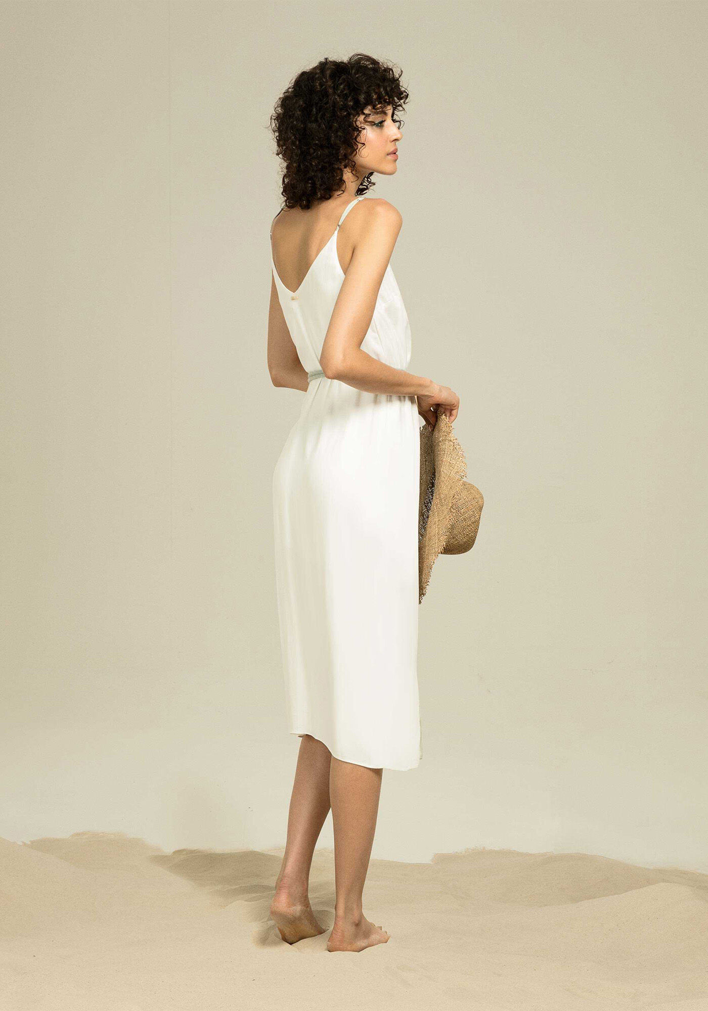 Vestido M&iacute;di com Cinto, , large.