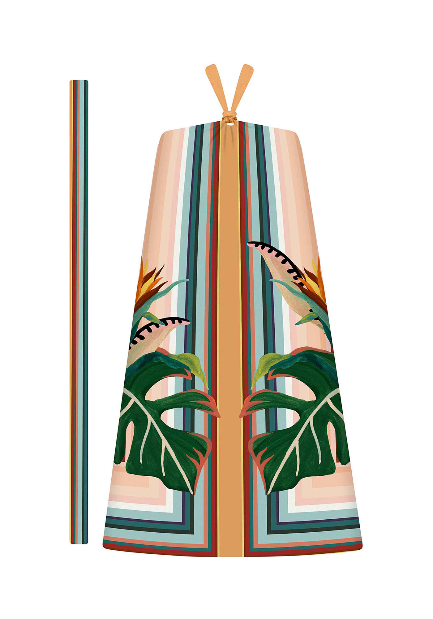 Vestido midi em tecido Rayon Bali, , large.