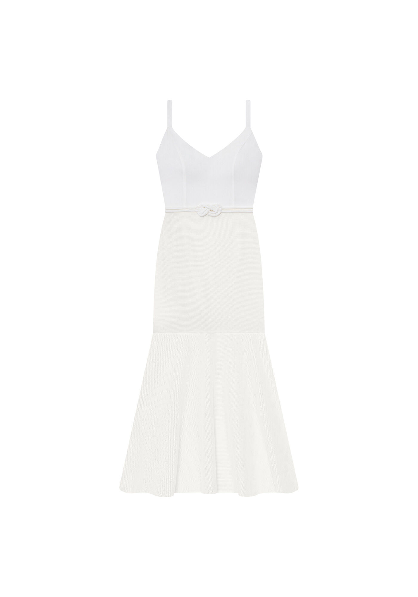 Vestido com Al&ccedil;as M&iacute;di Cinto N&oacute;, , large.