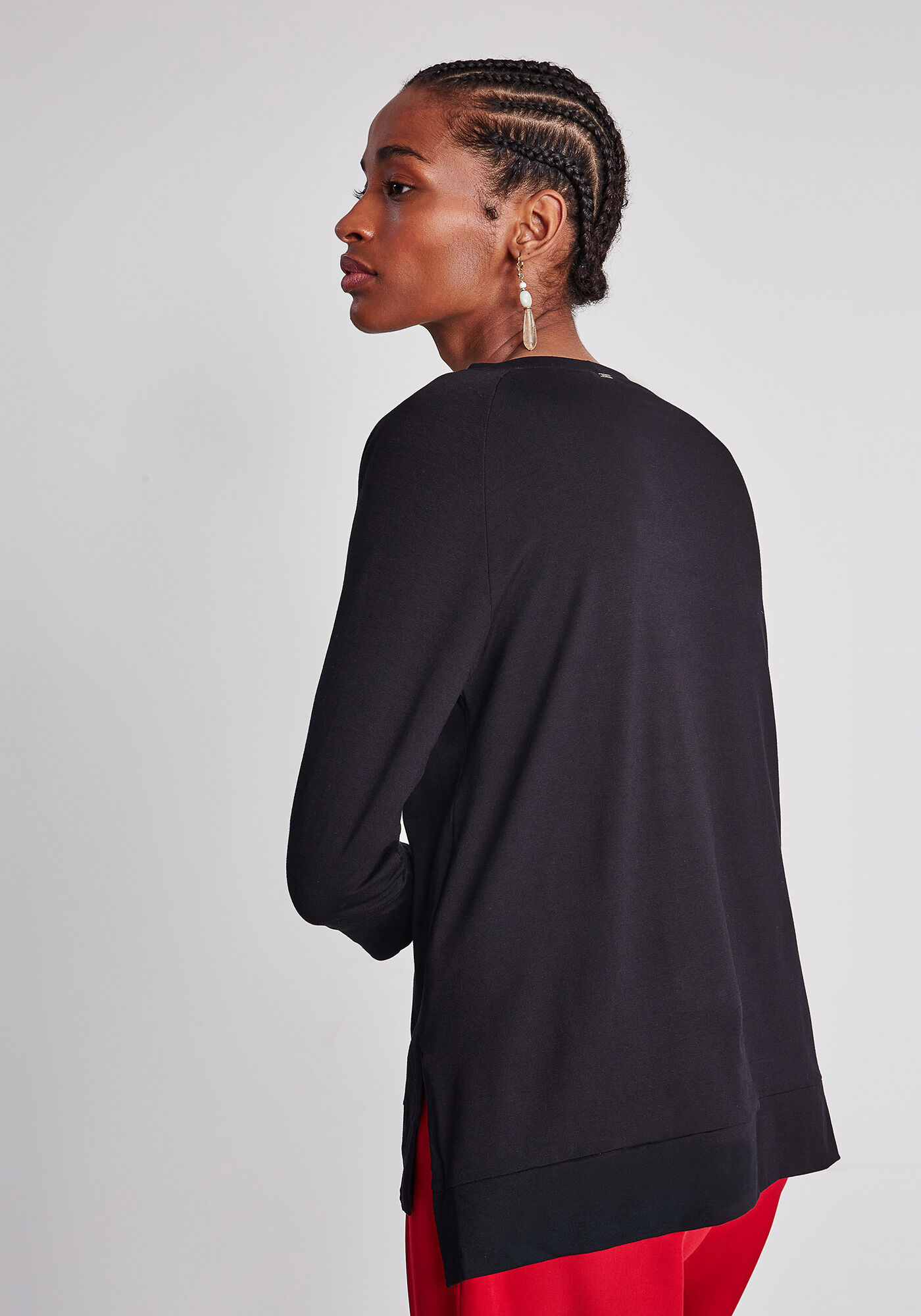 Blusa Mangas 3/4 B&aacute;sica, , large.