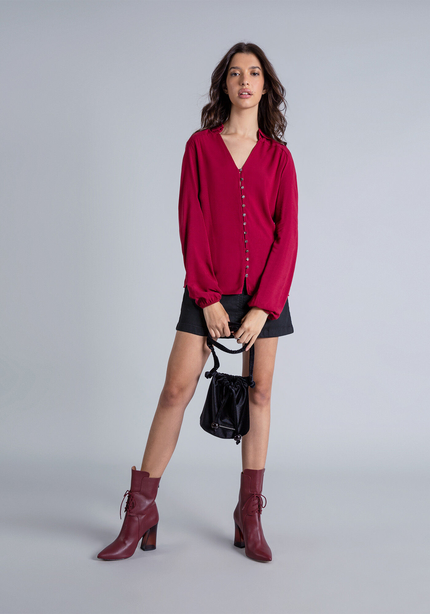 Camisa Manga Longa Ampla, , large.