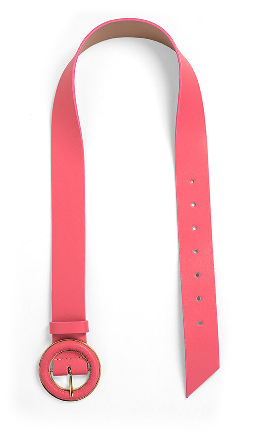 Cinto de Cintura M&eacute;dio com Fivela Redonda, , large.