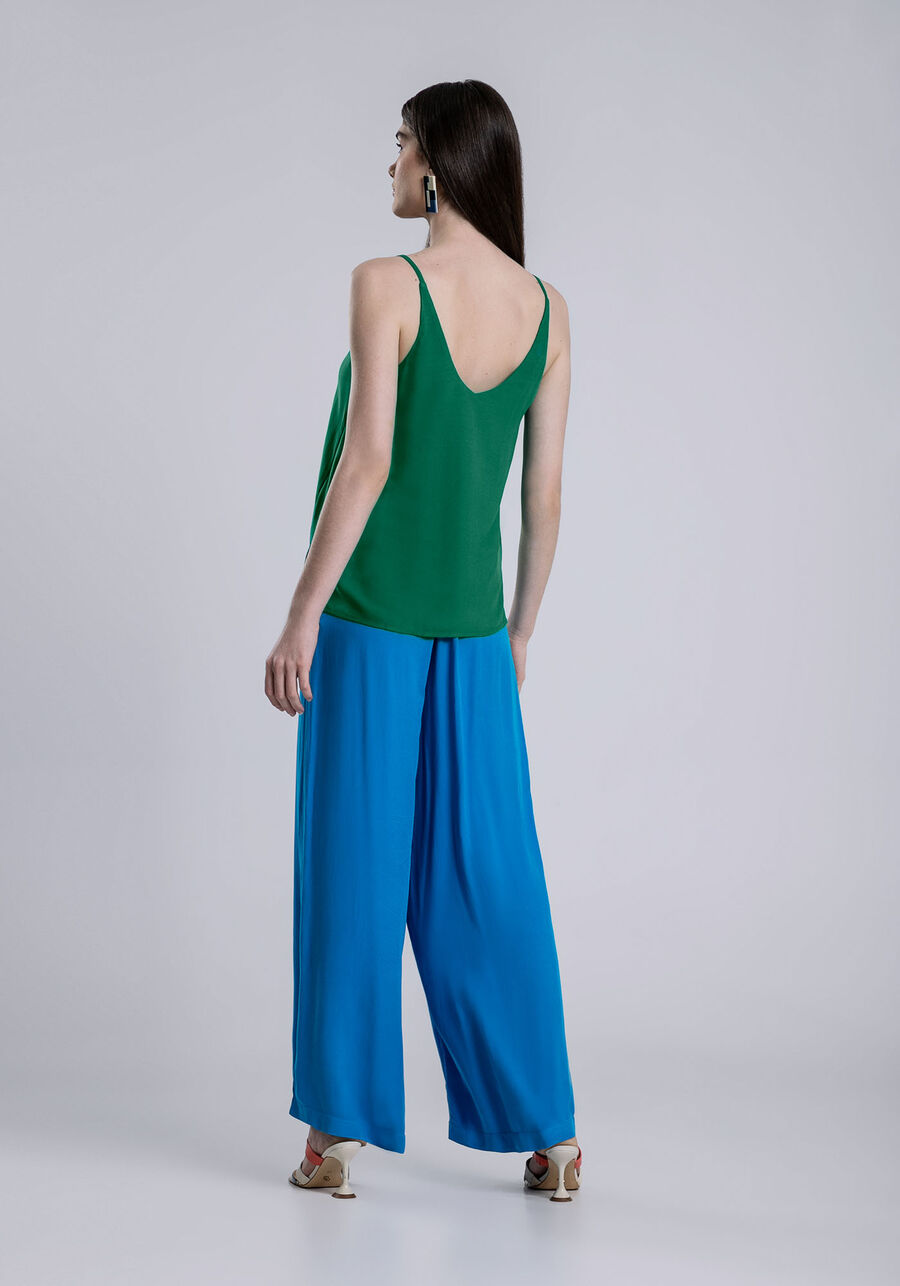 Blusa Alça Fina Decote V Cores, . Blusa Alça Fina Decote V Cores, , large.