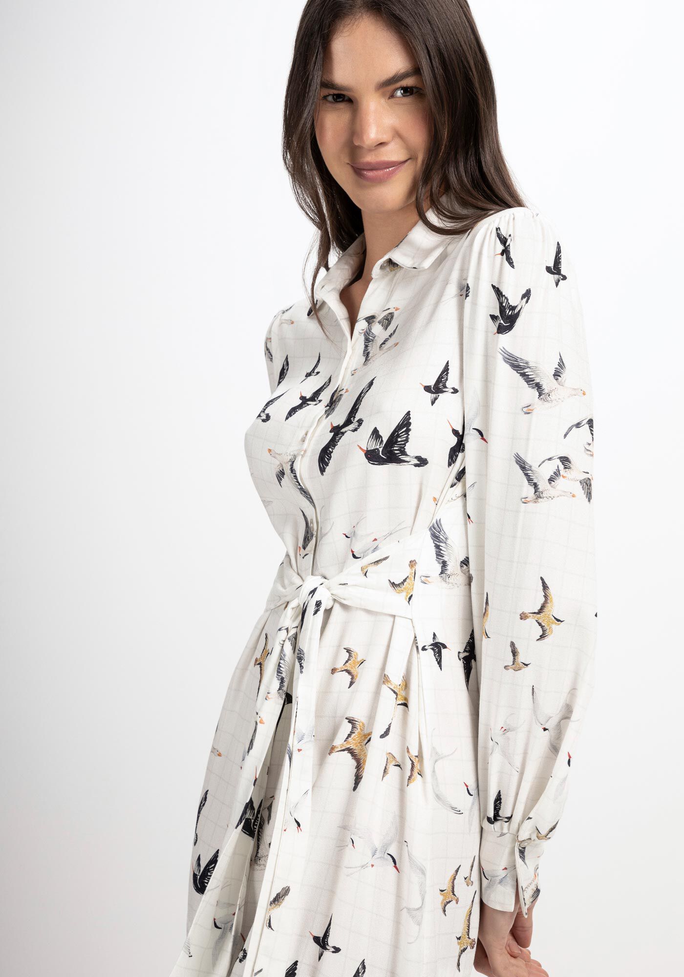 Chemise sales manga longa