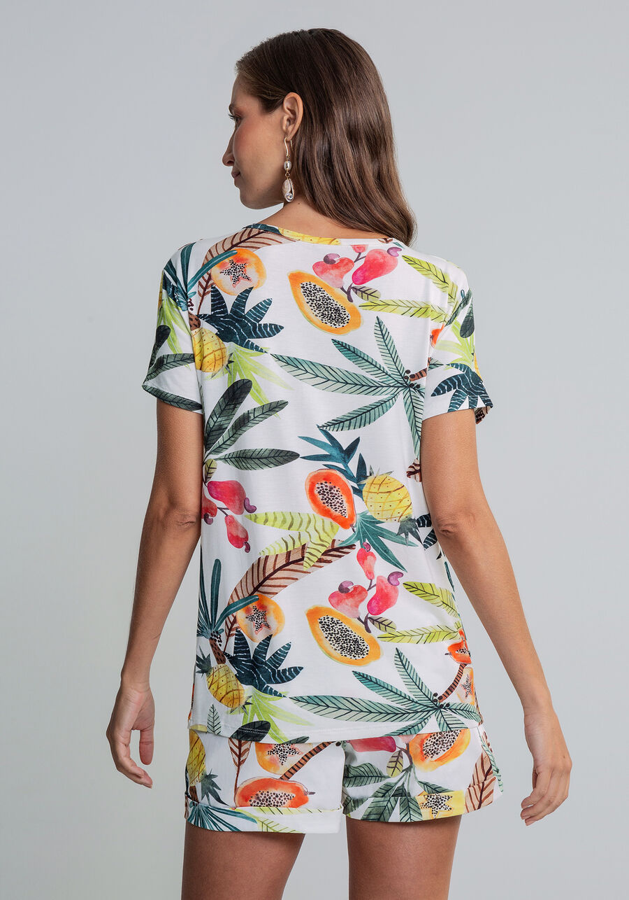 Blusa Manga Curta Estampa, . Blusa Manga Curta Estampa, , large.