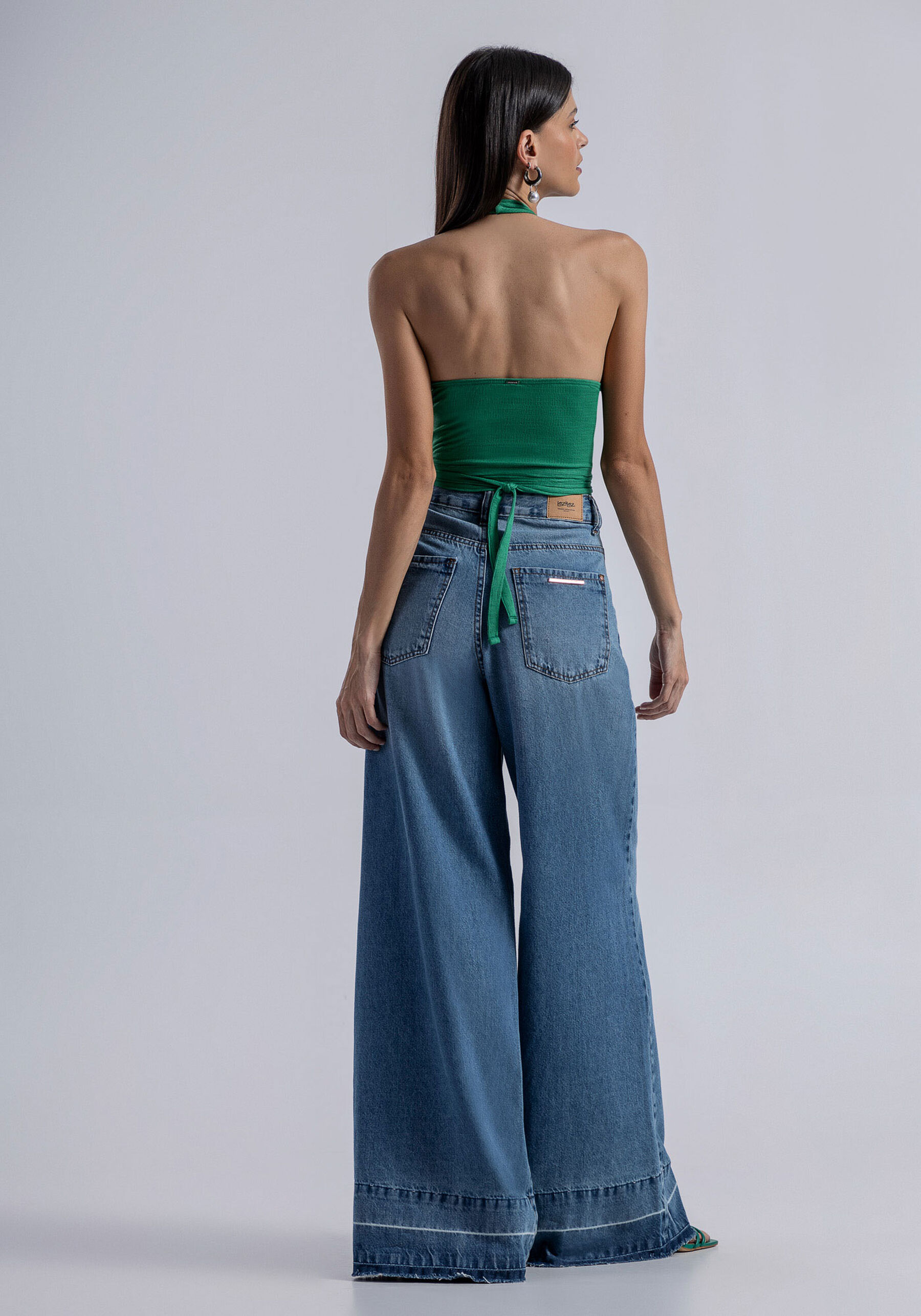 Blusa Frente Única Cropped em Malha com Amarração, . Blusa Frente Única Cropped em Malha com Amarração, , large.