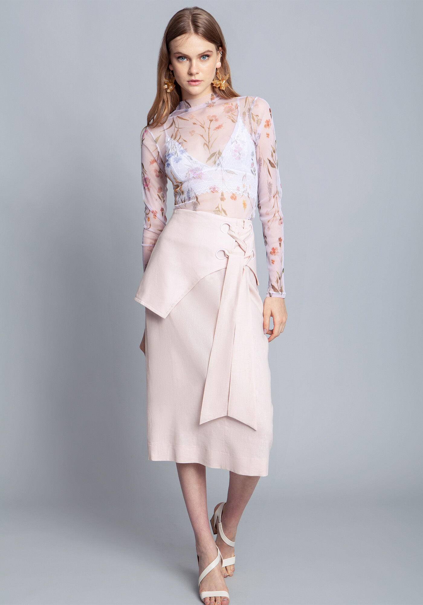 Blusa Malha Tule Valentex, , large.