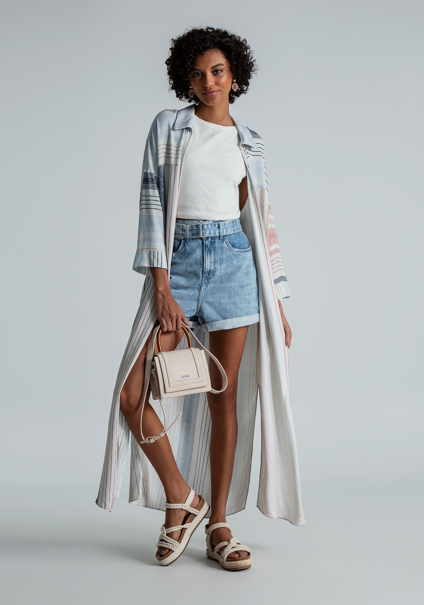 Regata Cropped Canelada, , large.