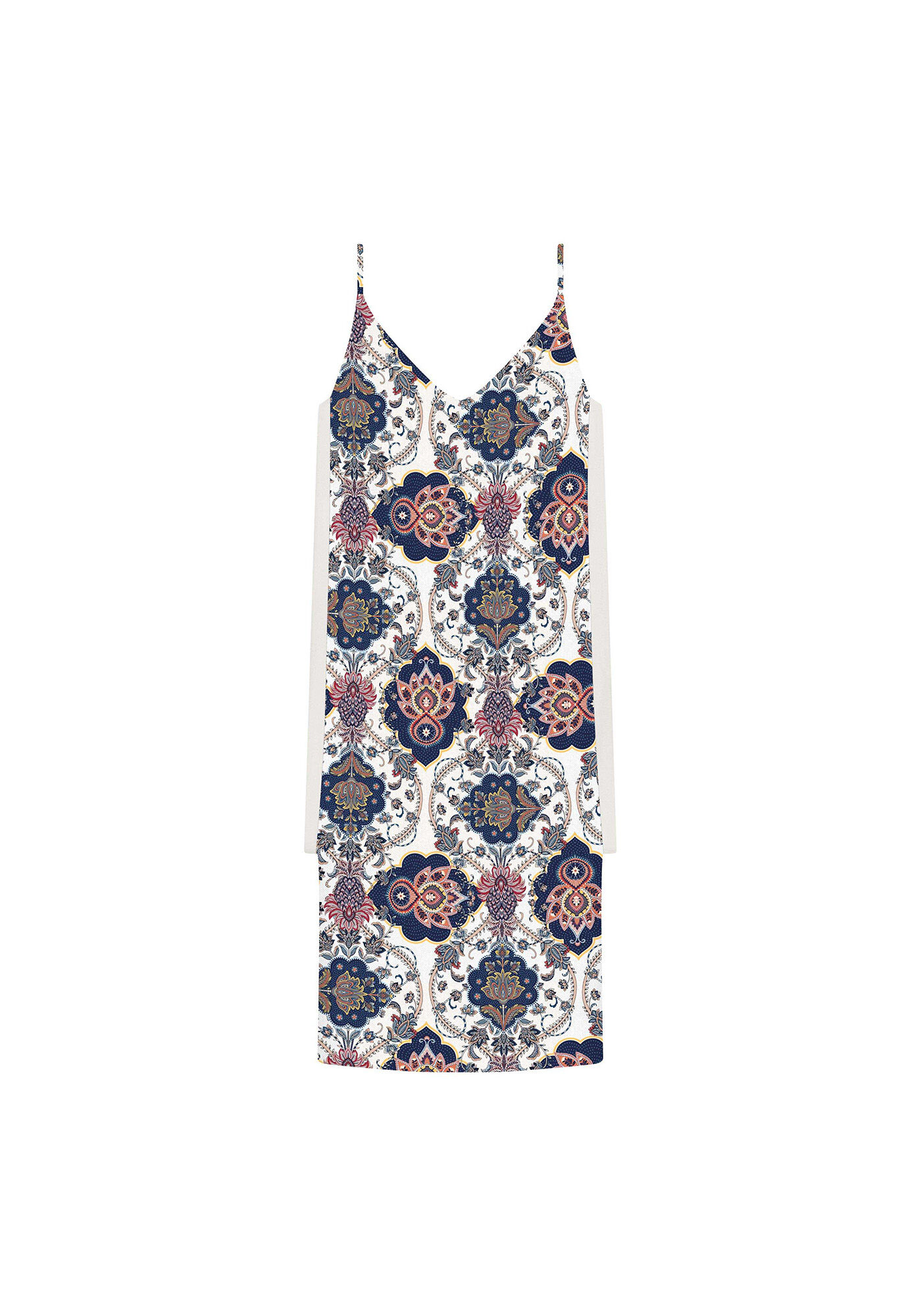 Vestido M&iacute;di Estampa Nimbim, , large.