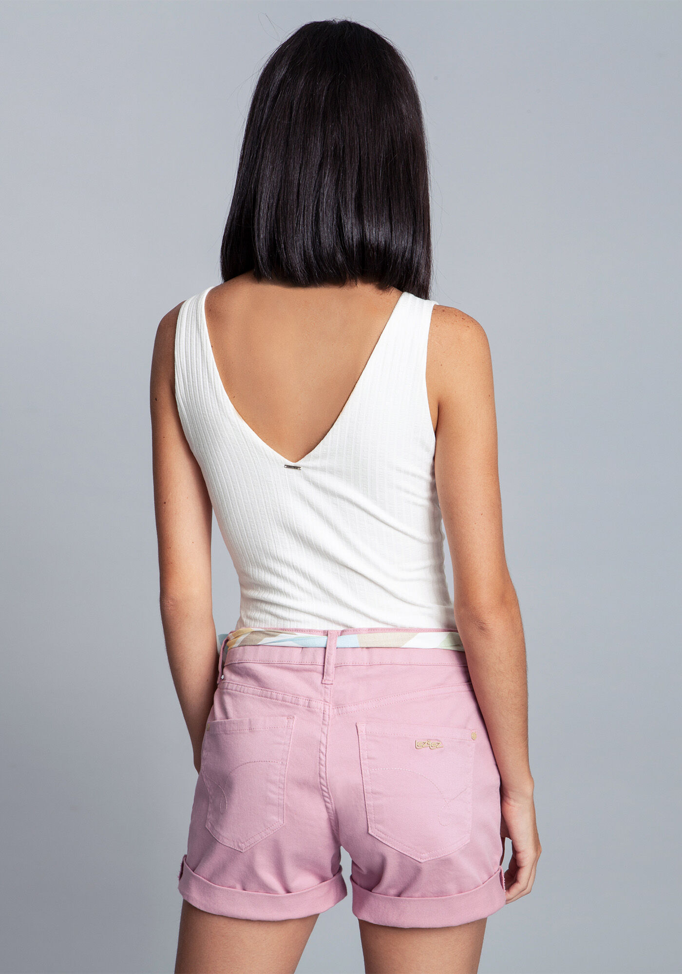 Shorts Sarja com Elastano, , large.