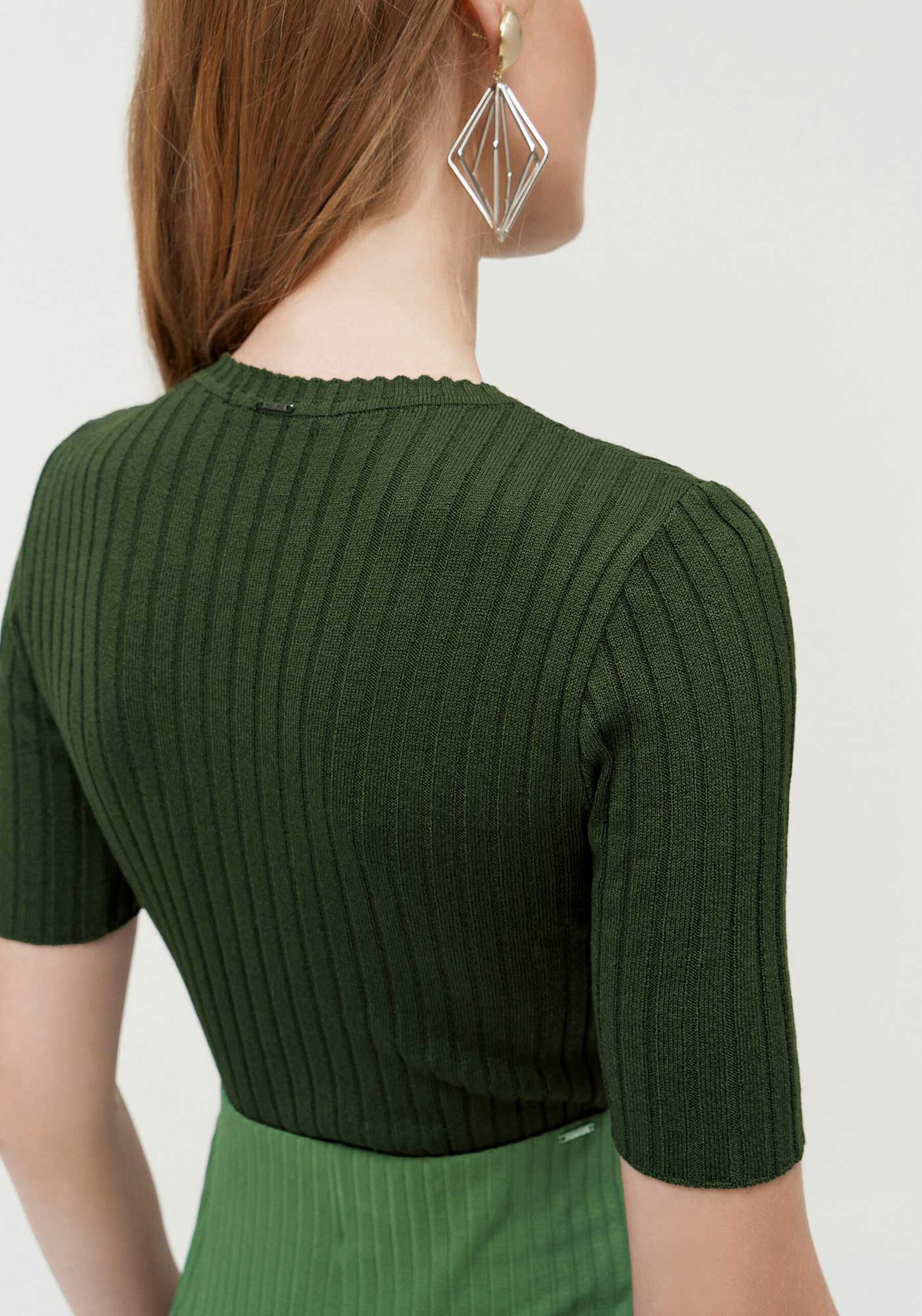 Blusa Cropped em Tricô Canelado, . Blusa Cropped em Tricô Canelado, , large.