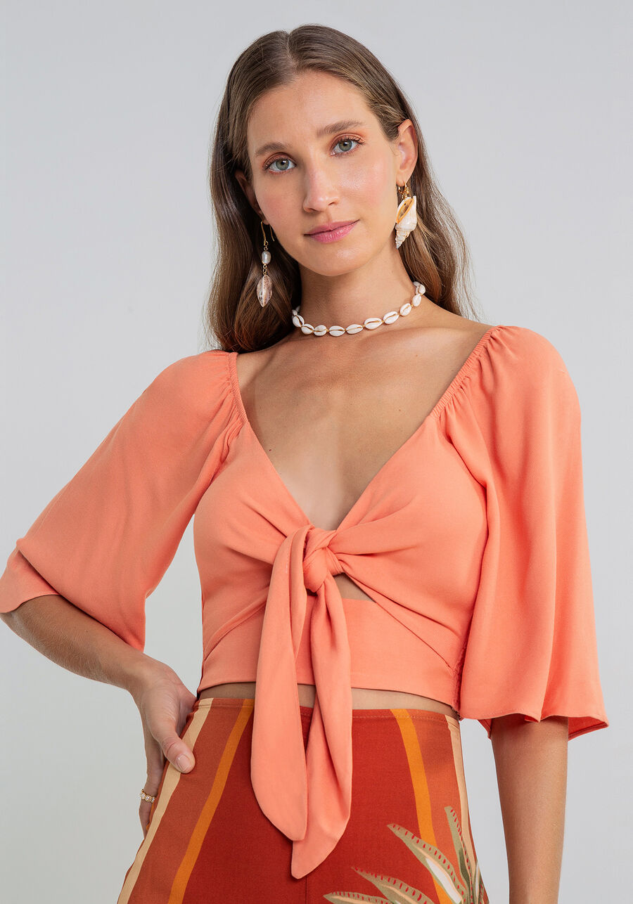 Blusa Cropped Amarração Japha, . Blusa Cropped Amarração Japha, , large.