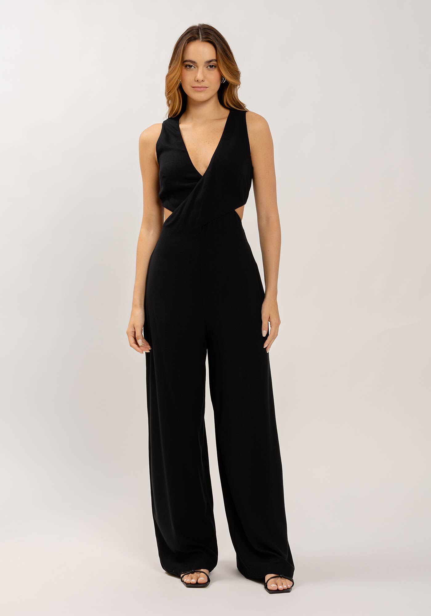 Macac&atilde;o Longo em Crepe com Transpasse, , large.