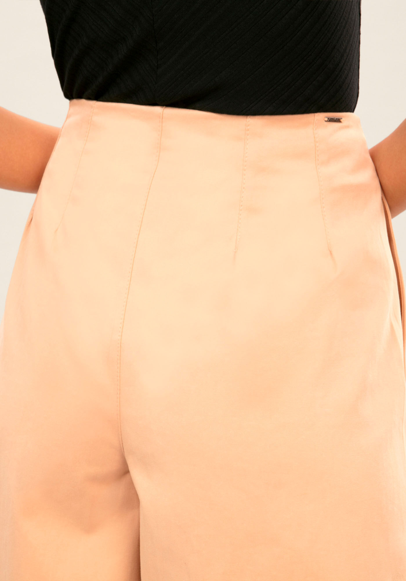 Cal&ccedil;a Pantacourt Cintura Alta, , large.