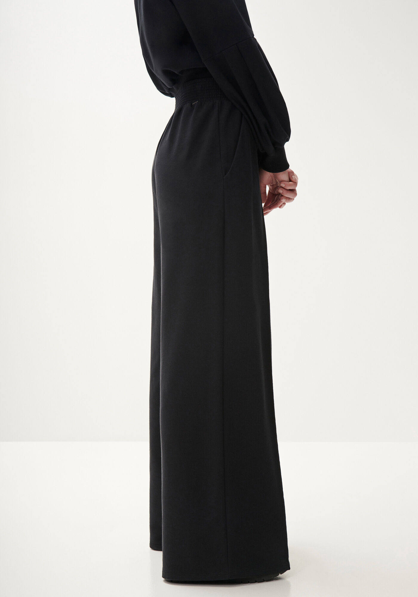 Cal&ccedil;a Pantalona em Molecotton com Nervuras, , large.