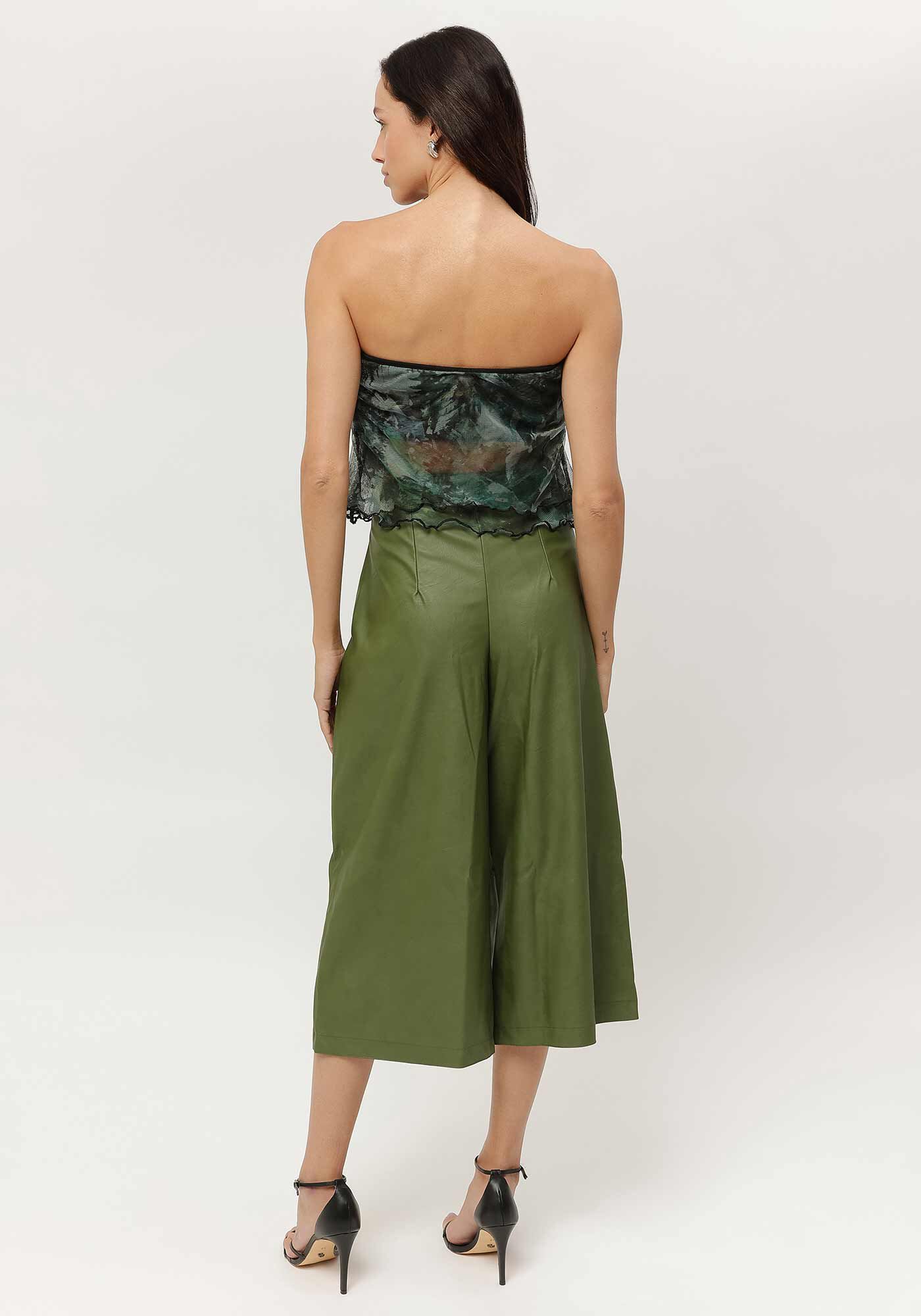 Blusa Sem Al&ccedil;a em Tule Estampada, PINHEIROS, large.