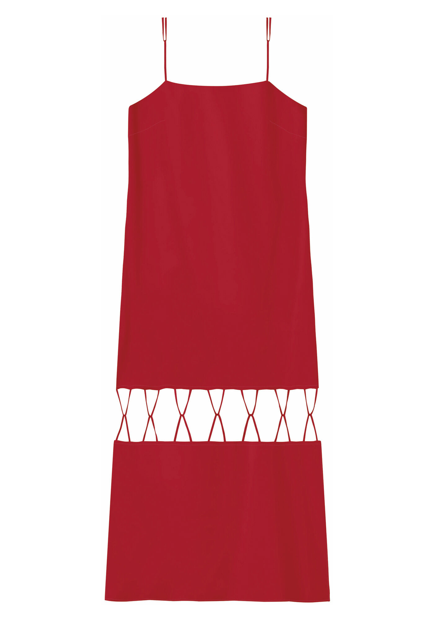 Vestido Midi Reto Estampado com Cut Out, , large.