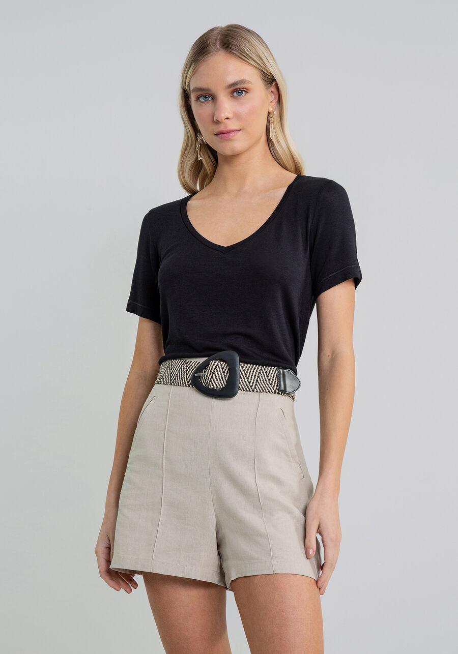 Blusa Básica Abertura Barra, . Blusa Básica Abertura Barra, , large.