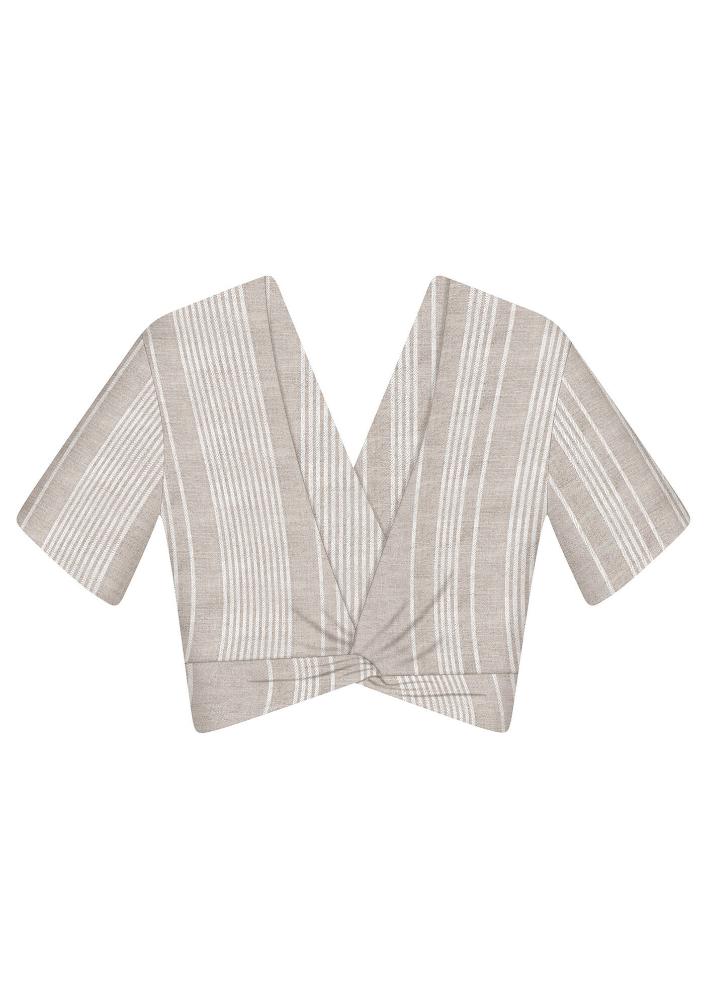 Blusa Cropped Tecido Rayon Bali, , large.