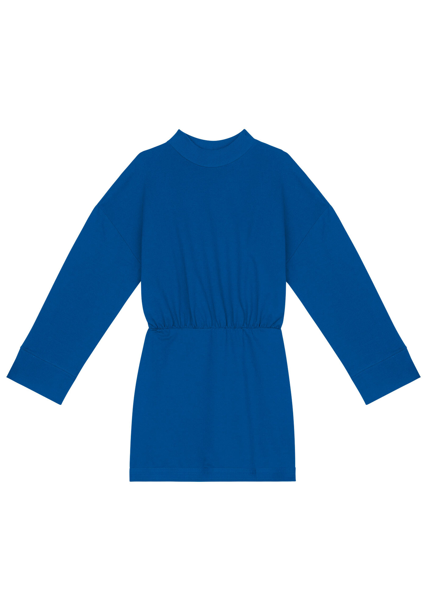 Vestido Curto Manga Longa em Molecotton, . Vestido Curto Manga Longa em Molecotton, , large.
