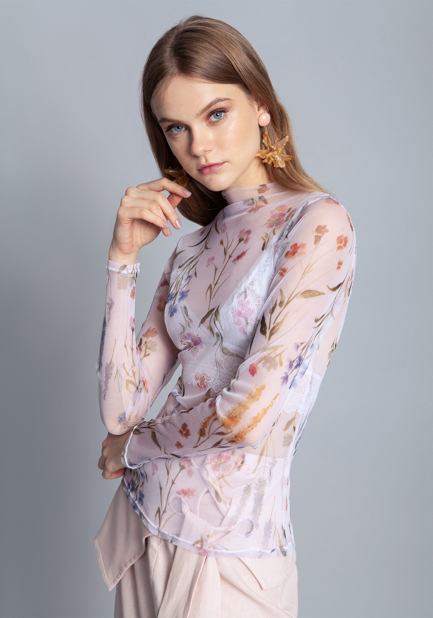 Blusa Malha Tule Valentex, , large.