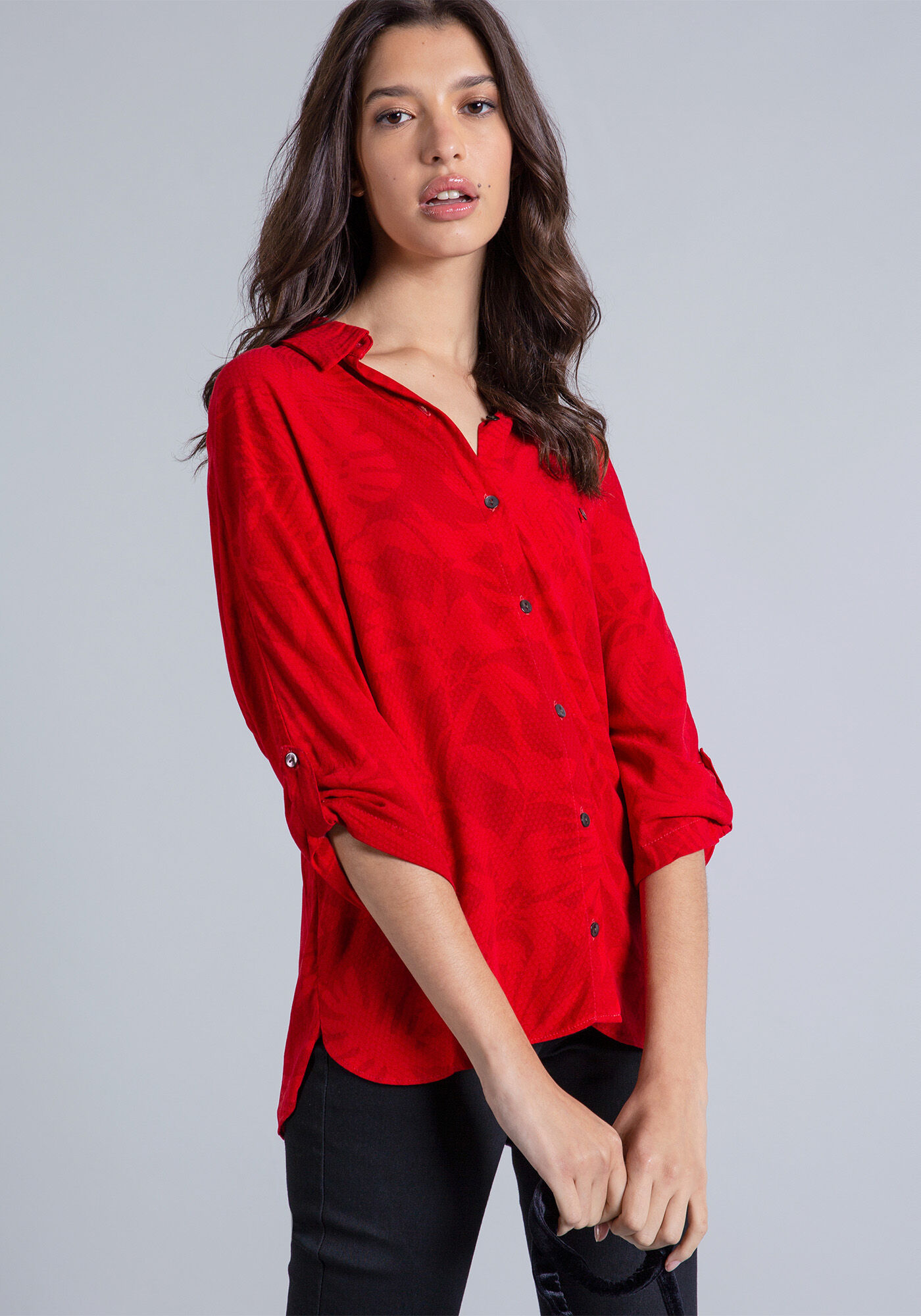 Camisa Manga 3/4 Estampa, , large.