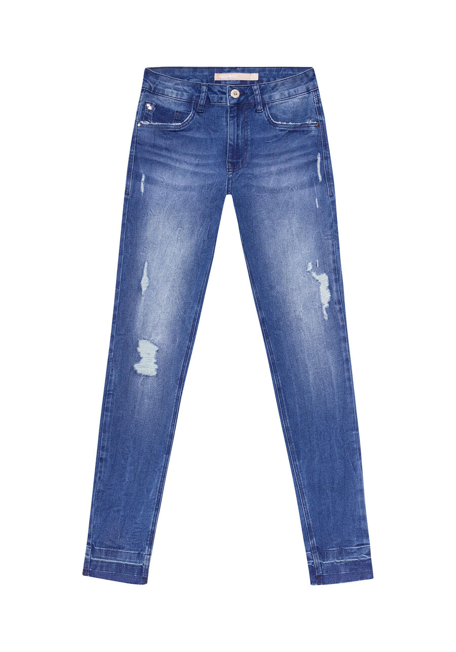 Calça Jeans Skinny Cropped Bali Elastic, , large.