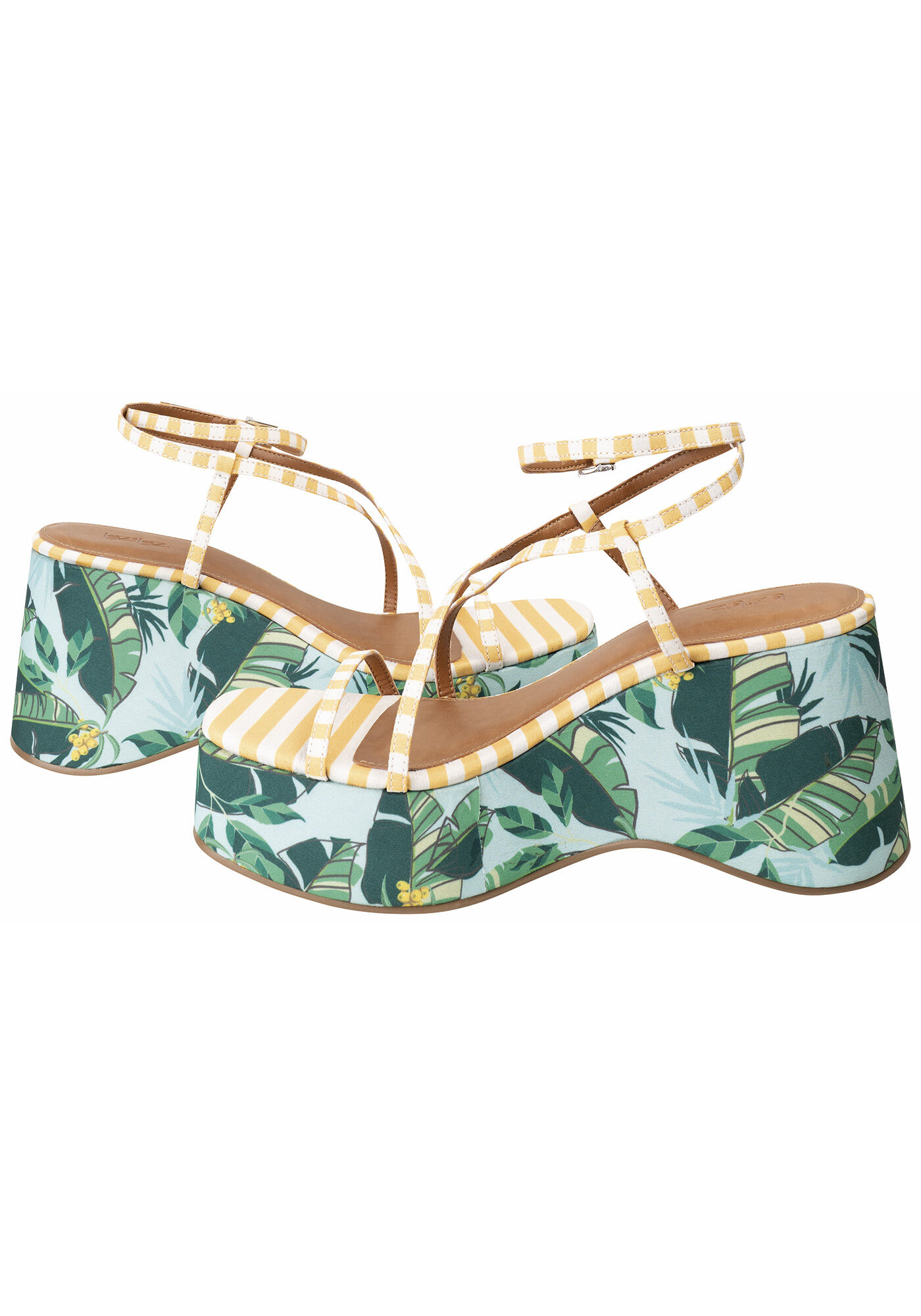 Anabela estampada best sale