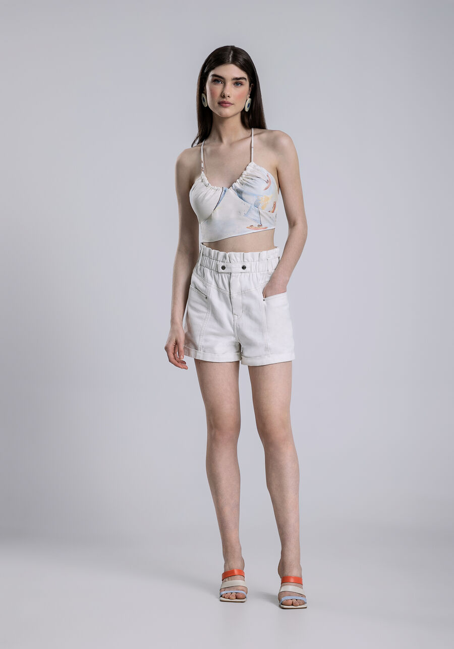 Blusa Cropped com Laço Costas, MARACAIPE. Blusa Cropped com Laço Costas, MARACAIPE, large.