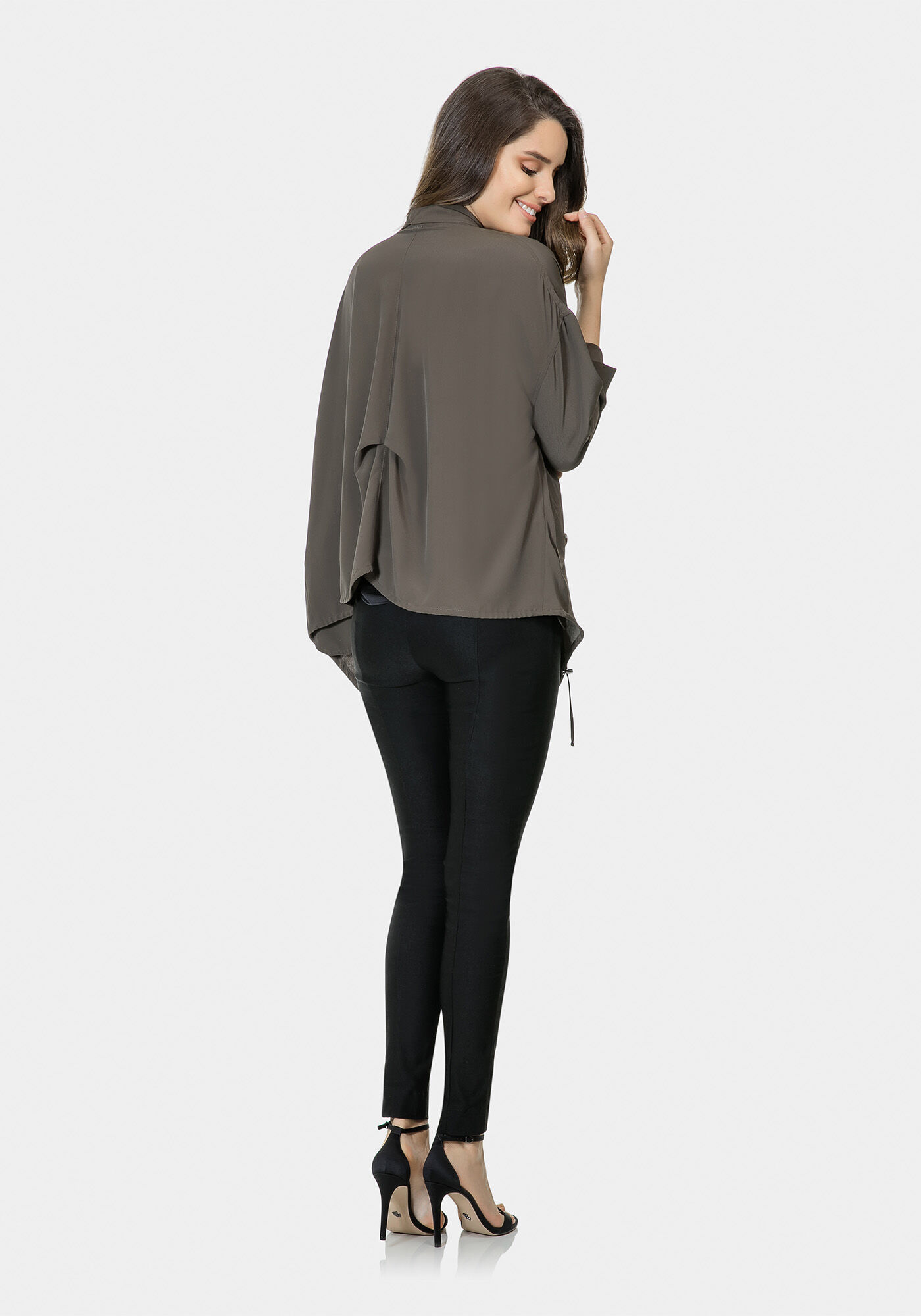 Jaqueta Ampla em Tecido, , large.