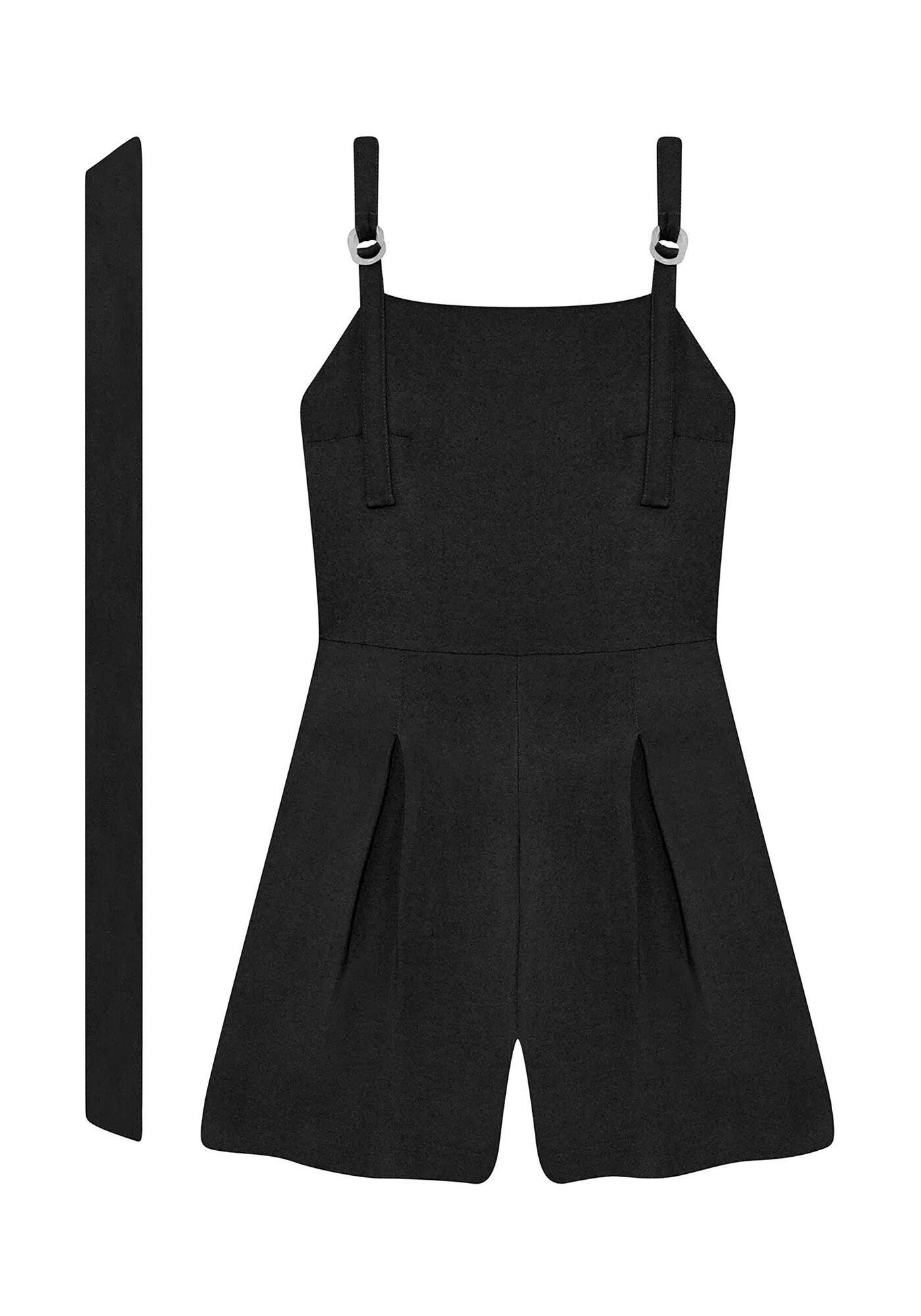 Macac&atilde;o Tecido Crepe Siena Curto, , large.