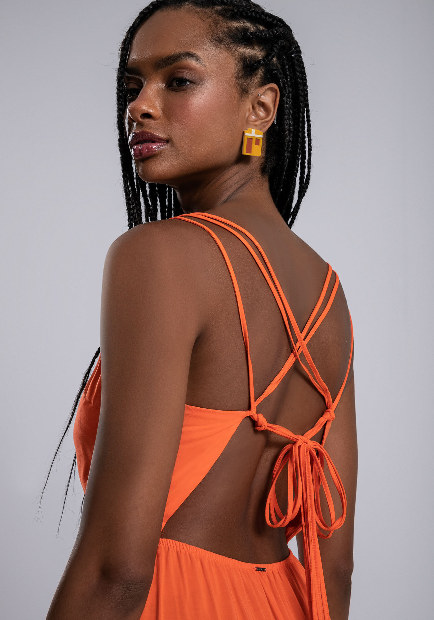 Vestido Midi em Camadas e Amarra&ccedil;&atilde;o Cores, , large.