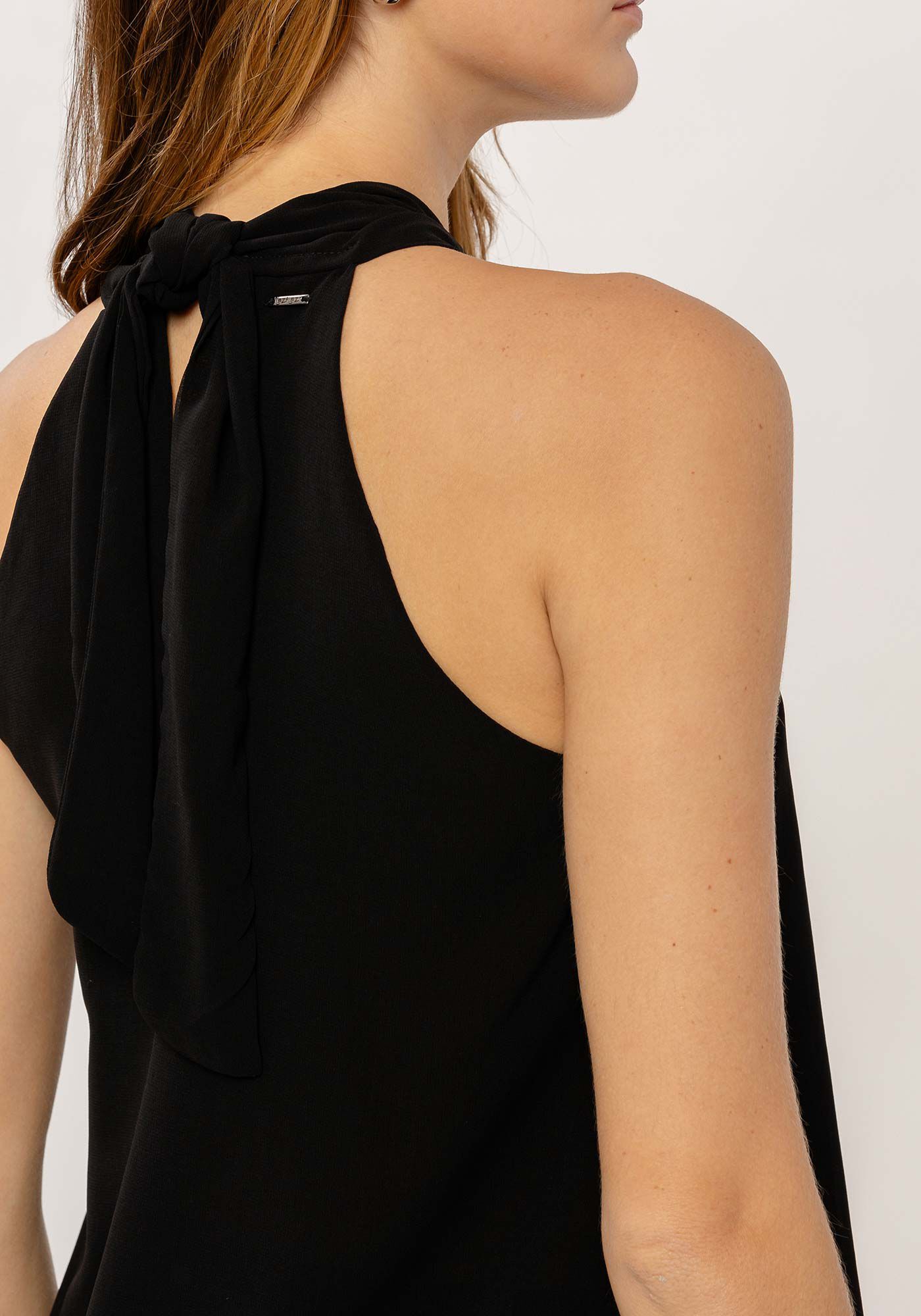 Blusa Frente &Uacute;nica em Chiffon Cross Neck, , large.