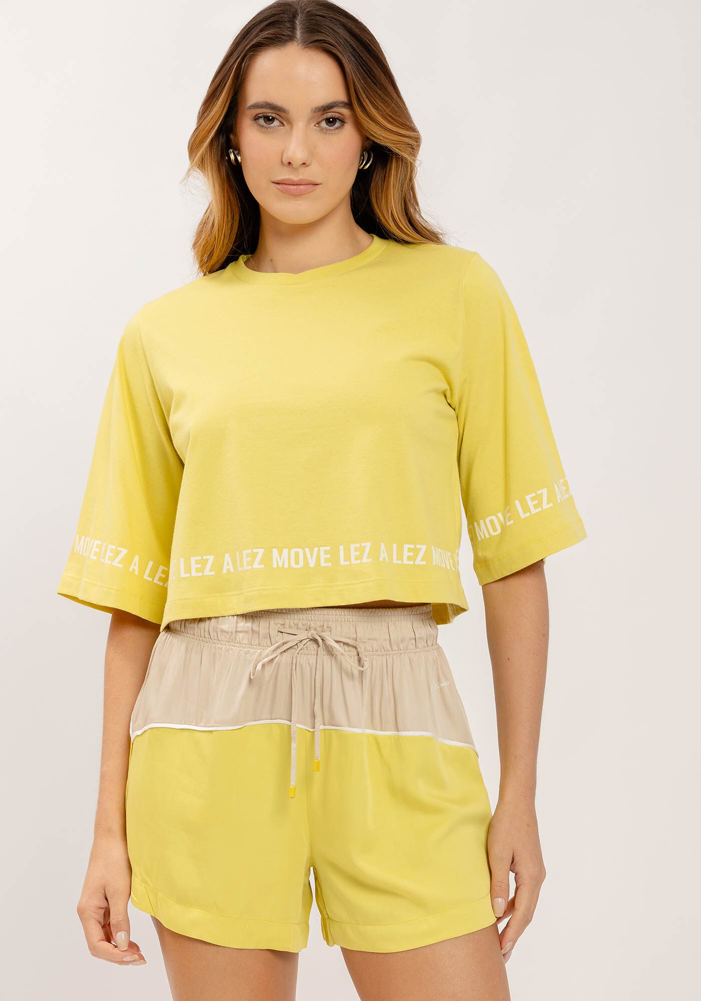 T-shirt Cropped em Malha Prime MOVE Fitness, , large.